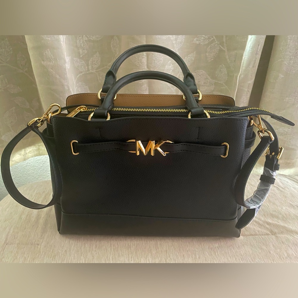 New Michael Kors Large Belted Satchel Bag